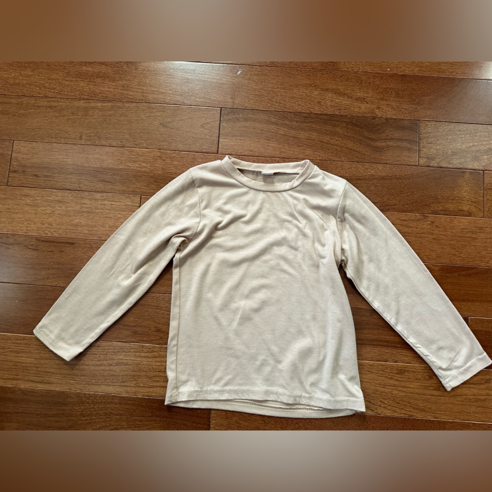 Soft Cream Long Sleeve Kids Tee